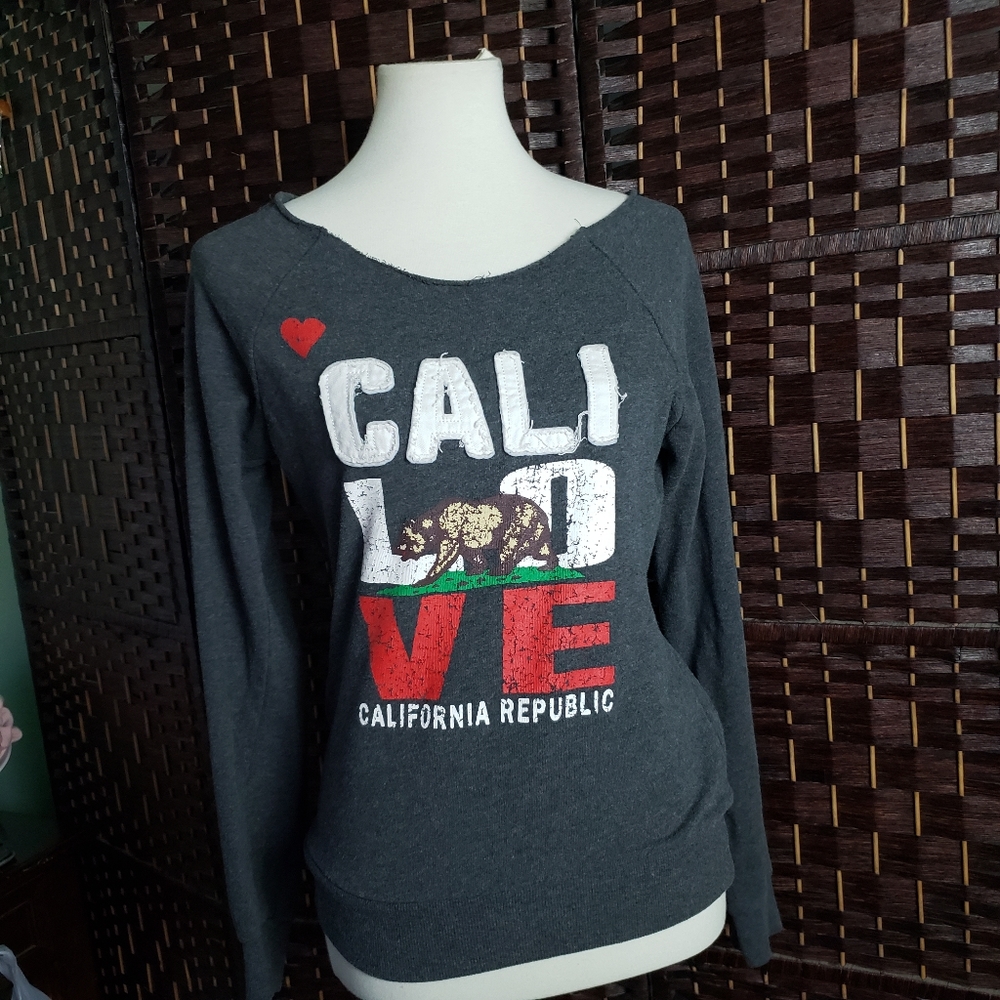 Green Sleeve California Sweatshirt